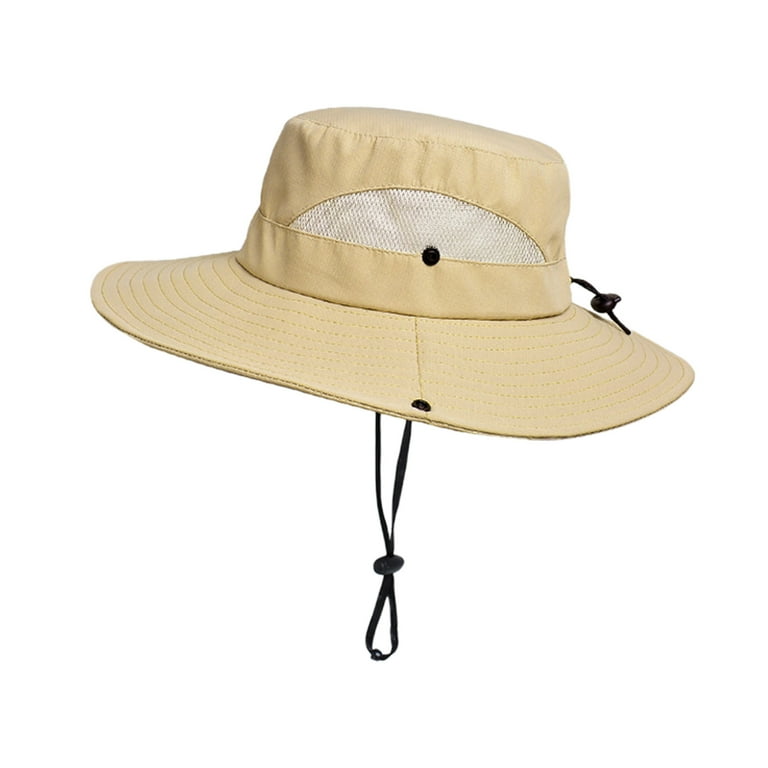 Wide Brim Sun Hat, UV Protection Waterproof Packable Bucket 
