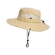 thumbnail image 2 of Gorro de visera de protección solar unisex | Sombrero de sol de pesca, senderismo, viaje de poliéster transpirable | Ajustable Plegable Wide Brim | Protección UV para exteriores | Caqui, Azul, 2 of 6