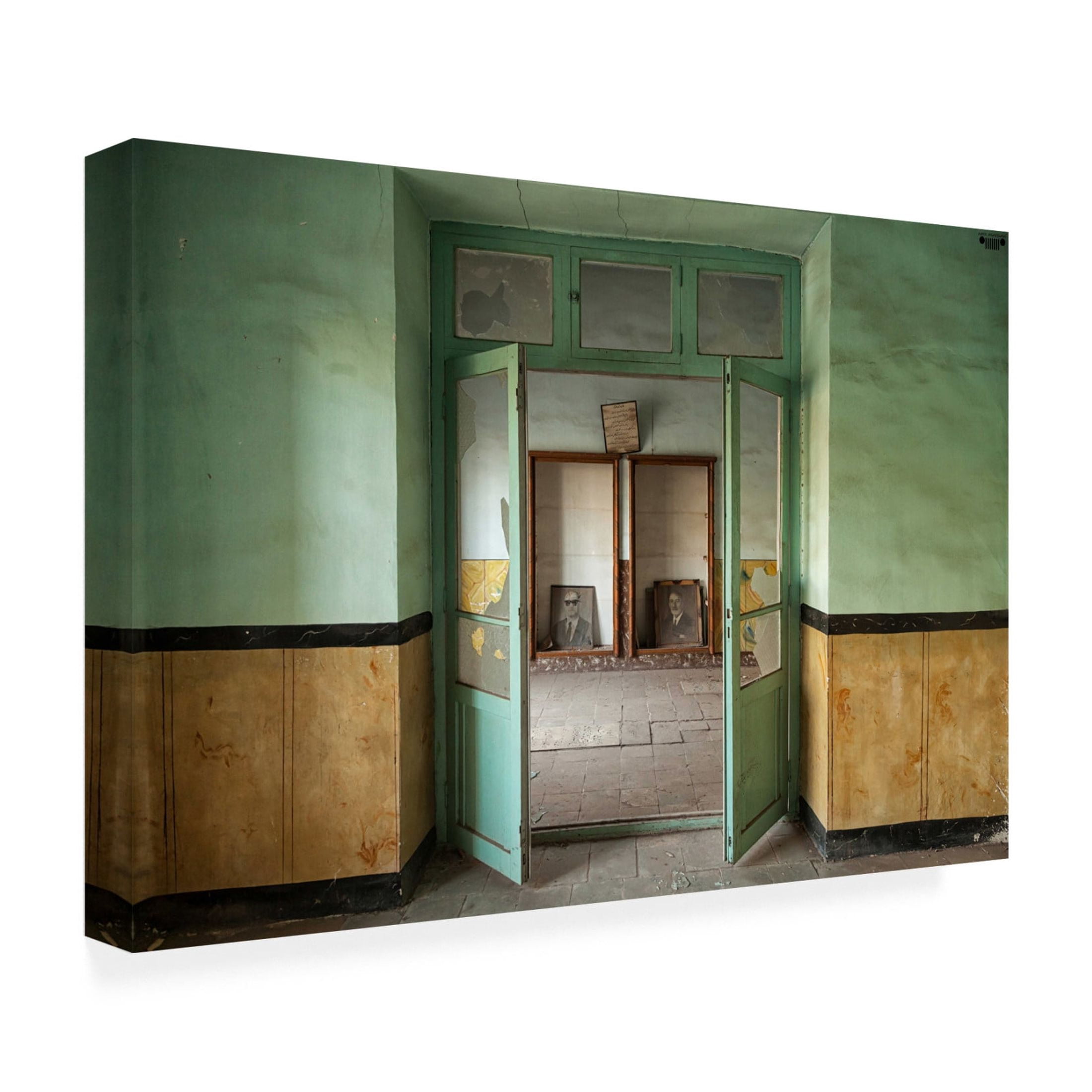 Canvas Wall Art - Amir Masoud Arabshshi 'Two Lives,One End' Wall Art for Living Room, Bedroom, or Office D?cor by Trademark Fine Art - 24 x 16 Inches