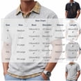 thumbnail image 2 of Josdec Men's Layered Plaid Collar Short Sleeve Polo Shirt, Casual V-Neck Pullover for Summer Daily & Office Wear M-XXXL, 2 of 6