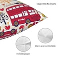 thumbnail image 3 of Fuzoiu London Symbols Print Square Pillow Cover,Hidden Zipper Design,Luxury Square Pillow Case, Throw Pillow,Couch Cushion-20"x20", 3 of 7