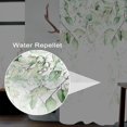 thumbnail image 3 of White Shower Curtain Set for Bathroom 36x72 inches Sage Green Eucalyptus Stall Bathtub RV Room Partition Decoration Willow Leaves Waterproof Fabric Shower Curtains with Hooks, 3 of 6