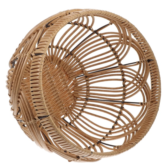 HONMEET Decorative Storage Basket Beige Woven Storage for School Use 1Pack