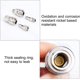 thumbnail image 4 of 10 piezas de acoplador rápido de compresor, acoplador BSP de 1/4" para accesorios de manguera de compresor de aire comprimido Tuayn, conector macho hembra, 4 of 4
