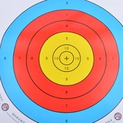40x40cm Coated Paper Target Sheets, 36.7cm Diameter Target Rings, 10 Sheets, Durable Shooting Practice Targets