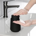 thumbnail image 2 of LZLINGMEI 1PC Foaming Hand Soap Dispenser Plastic,Modern Minimalist Style for Bathroom & Kitchen Countertop Refillable, 2 of 7