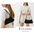 thumbnail image 2 of LHSHIDU Bow Purse Shoulder Bag Small Coquette Aesthetic Bags Retro Y2k Faux Leather Underarm Purses Cute Handbag for Women, 2 of 6