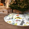 thumbnail image 5 of Defioc New York for Christmas Tree Skirt Snowman Xmas Tree Skirt Farmhouse Christmas Decorations Tree Mat for Holiday Party Decor-36", 5 of 6