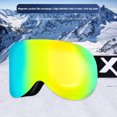 thumbnail image 4 of Gafas magnéticas para deportes de nieve, gafas protectoras antivaho de doble capa para invierno, 4 of 6