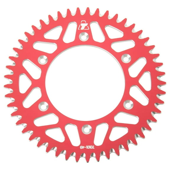 Tusk Rear Aluminum Sprocket 49 Tooth Red for Honda CRF300L Rally (ABS) 2021-2023