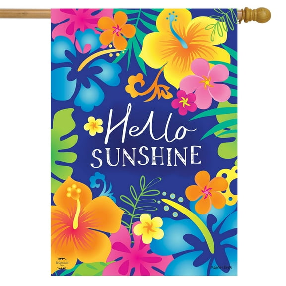 Briarwood Lane Hello Sunshine Double-Sided House Flag