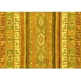 thumbnail image 1 of Ahgly Company Indoor Rectangle Abstract Yellow Modern Area Rugs, 8' x 10', 1 of 4