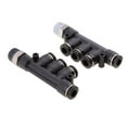 thumbnail image 1 of Conector neumático de 2 piezas, rosca de tubo de línea de agua , ajuste a 6mm 8mm 10mm - 6 mm Yotijar Instalación de tubo de manguera de agua de aire, 1 of 10