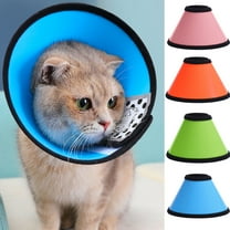 Pet Enjoy Cat Cone Adjustable Pet Recovery Collar,Pet Cone Collar Protective Collar for After Surgery Anti-Bite Lick Wound Healing Safety Practical E-Collar for Cats Puppy Rabbit