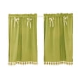 thumbnail image 2 of Kozart Short Curtain Pastoral Half-curtain Bow-knot Elegant Bay Window Drape Cafe Small Window Drapes Bedroom Home Decoration, 2 of 5