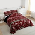 thumbnail image 3 of Castle Fairy Hippie Aztec Twin Comforter Sets,Bohemian Abstract Geometric Bedding Set, 3 of 8