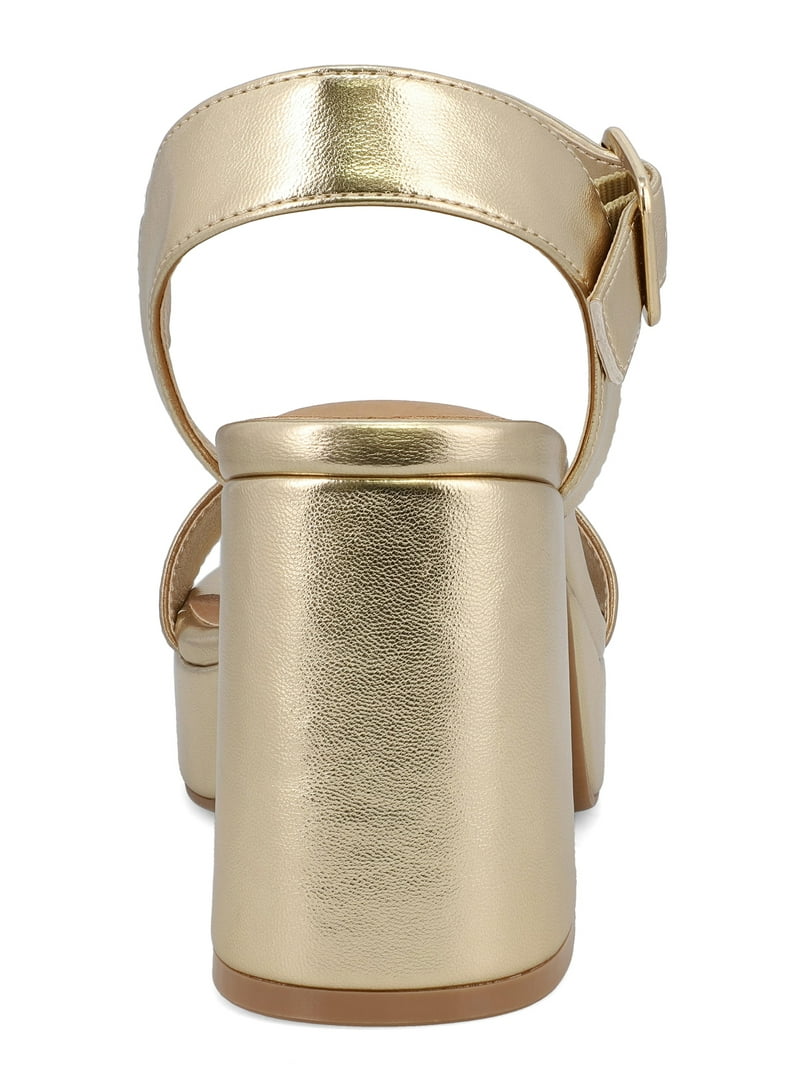 ゴールドパールトップ Gold Liquid Metal Leather Sandals | AZIA 110 | Autumn 2022