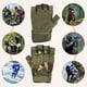 thumbnail image 5 of Guantes sin dedos para hombres Uxcell, guantes de medio dedo, guantes transpirables para entrenamiento, camuflaje, 1 par, XL, 5 of 6