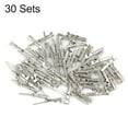 thumbnail image 2 of 30 Sets 1.5mm Universal Electrical Wire Connector Male Female Terminal for Car, 2 of 5