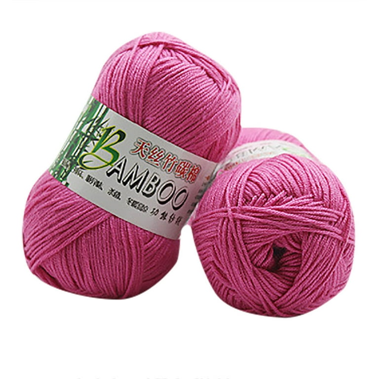 wofedyo yarn for crocheting new 100% bamboo cotton warm soft natural  knitting crochet knitwear wool yarn 50g crochet kit for beginners