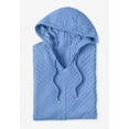 thumbnail image 3 of Woman Within Plus Size Rib-Knit Sherpa Hoodie Sweatshirt, 3 of 4