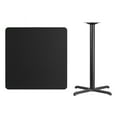 thumbnail image 3 of Flash Furniture 36'' Square Black Laminate Table Top with 30'' x 30'' Bar Height Table Base, 3 of 3