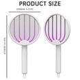 thumbnail image 3 of Fly Swatter Electric Electric Rechargeable Foldable Electric Fly Swatter Foldable Swatter For Indoor And Outdoor,1*Electric Mosquito Swatter Clearance, 3 of 9