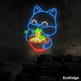 thumbnail image 2 of Craftnamesign Dog Ramen Neon Sign, Ramen Restaurant Decor, Ramen LED Sign, 2 of 4