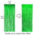 thumbnail image 2 of Allgala 4PK 3.3 x 8.2 FT (1x2.5M) Metalic Tinsel Party Photo Backdrop Curtains Door Fringe Décor-Green-BD52507, 2 of 3