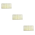 thumbnail image 1 of Bewildely Regla de costura DIY Sastre Costura Plantilla de punto de cruz Manual Costura Recorte Medida Herramienta Hogar 3x15cm Amarillo 3Conjunto, 1 of 6