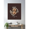 thumbnail image 2 of Poodle Hair Don'T Care Coffee Red Cute Teacup Toy Poodles Owner Mom Lover Vintage Poster Wall Art, Modern Wall Decor, 16x24 UNFRAMED, 2 of 3