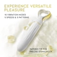 thumbnail image 3 of Delice™ By Blush® | Heartthrob Silicone Bullet Vibrator With Heart-Shaped Handle – White Bouquet, 3 of 8