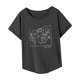 thumbnail image 5 of Camiseta Salvador para mujer de verano suave ajuste regular básica S, 5 of 7
