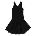 thumbnail image 2 of iiniim Kids Girls V-neck Shiny Dancer Pattern Ballet Dancewear Athletic Leotard Tutu Dress Gymnastic Unitard, 2 of 6