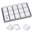 thumbnail image 2 of 15 Slot Gemstones Display Box withAcrylic Construction and Sponge Lining for Jewelry Showcases and Craft Tables, 2 of 4