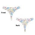 thumbnail image 3 of Balery Cartoon Bunny Tangas de Algodón para Mujer con Estampado – Ropa Interior Sexy, Transpirable, G-string-4X-Large, 3 of 6
