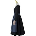 thumbnail image 3 of Classic Sound of Music Maria Dress Women's Nun Black Dress with Gray Apron, 3 of 7