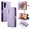 Purple, variant on GANGXUN flip leather case for Samsung Galaxy A14 4G/5G- Long and short straps,wallet design