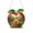 Apple, variant on FLOPESN DIY Diamond Painting Cow Ornament, Creative PET Pendant for Home Wall Decor, Single-Sided Rhinestone Craft