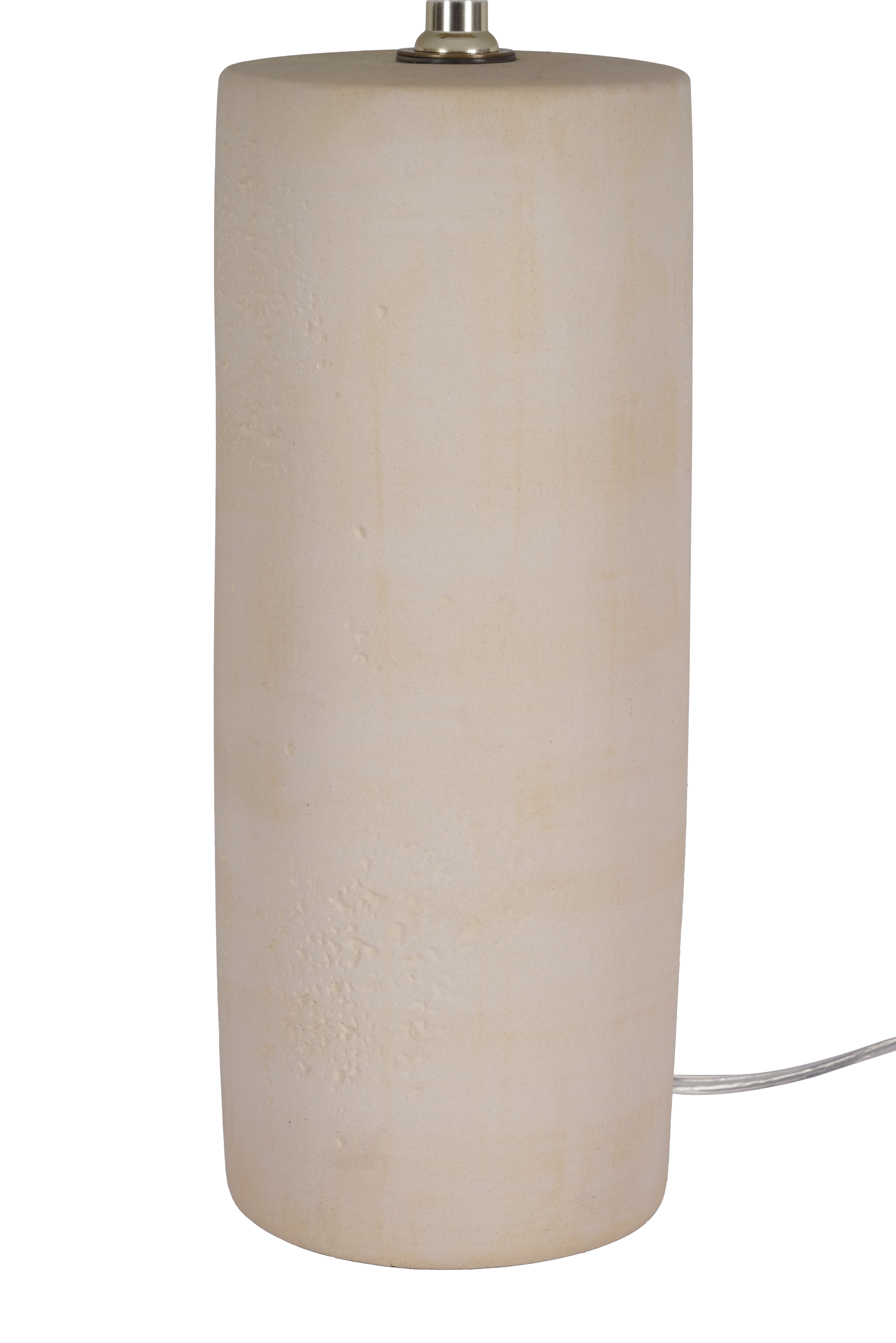 Better Homes & Gardens 23"H Natural Stone Look Ceramic Table Lamp with Tapered White Linen Shade