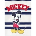 thumbnail image 6 of Mickey Mouse Toddler Boy Cream Long Sleeve Rugby Shirt, Sizes 12M-5T, 6 of 7