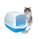thumbnail image 2 of Arenero Cerrado Para Gato Con Pala Puerta Lab.G Azul Blanco, 2 of 5