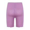 thumbnail image 2 of Manyakai Toddler Girls 6 Pack Dance Shorts Bike Shorts Solid Elastic Waist Ruffle Gymnastics Violet 130, 2 of 6