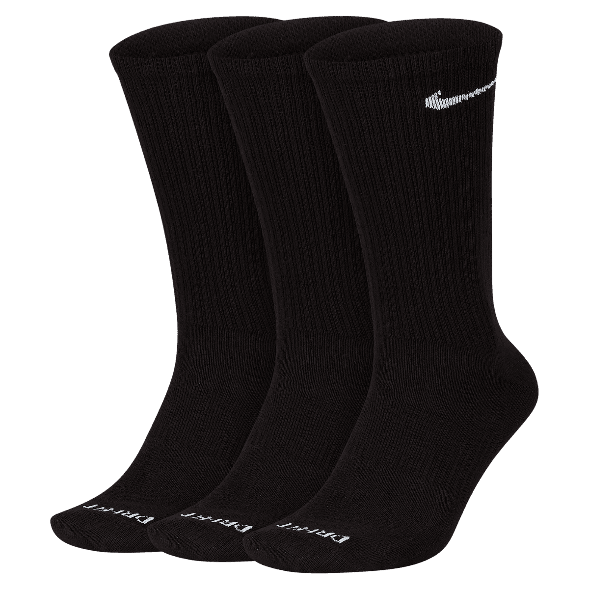 Nike Men's Everyday Plus Lightweight Training Crew Socks (3 Pack)