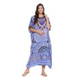 thumbnail image 2 of Caftans pour Femmes Longue Maxi Grande Taille Robe Caftans Manches 3/4 Robes pour Dames Filles en Ligne, 2 of 7