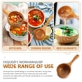 thumbnail image 3 of Shisuyan Wooden Hand Made Ladle Dipper 1Set 8.3x3.3x1.8in, 3 of 9