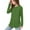 Green, variant on HAiming Girls Long Sleeve Shirts Solid Round Neck Side Slit Tunic Tops Spring Casual Loose Soft Comfy Blouses