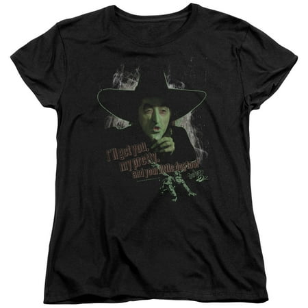 - Wizard Of Oz And Your Little Dog Too Womens Short Sleeve Shirt