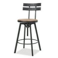 thumbnail image 5 of Metal Chair with Wooden Seat,Black Metal & Wood Furniture Dining Seating for Dining, 5 of 13