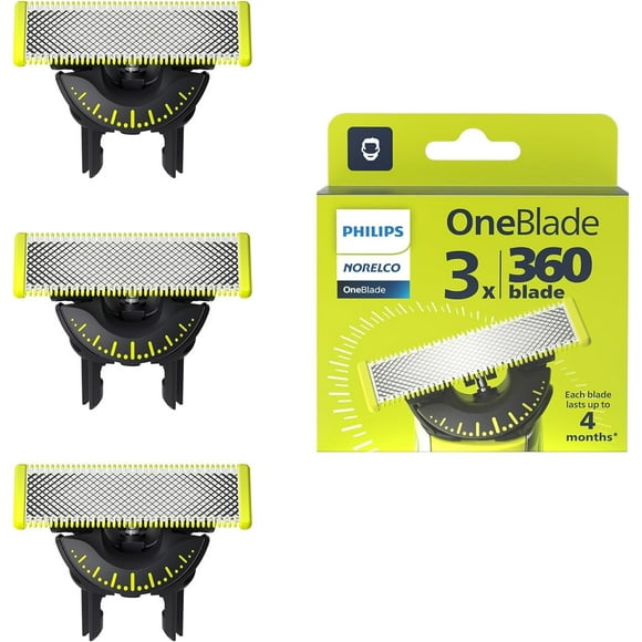 Philips OneBlade 360 flex blade, 3 pack